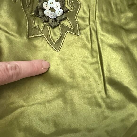 Vintage Sue Wong Nocturne Silk Dress Womens Size 2 Fairy 90s Y2K Asymmetric Hem - Picture 16 of 17